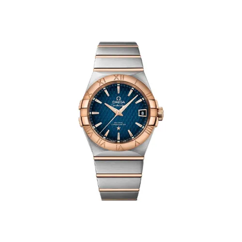 OMEGA Автоматический Механический Часы Мужские 38mm*12,5mm Синий