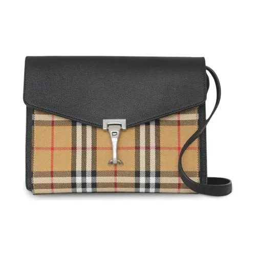 Burberry Сумка через плечо из коровьей кожи женская черная