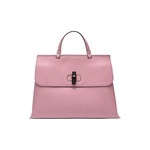 GUCCI Bamboo 1947 Кожа Сумка через плечо Сумка Женская Розовая