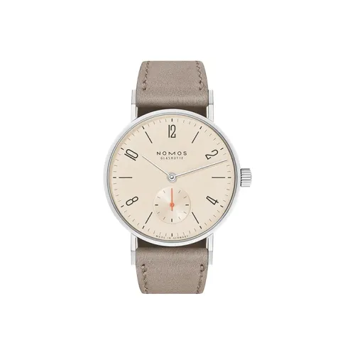 NOMOS Ручной завод женский розовый циферблат корпус из нержавеющей стали ремень из натуральной кожи