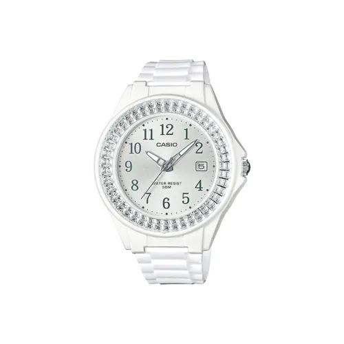 CASIO YOUTH Collection Disc Многофункциональный Показатель Кварцевый Механизм Смольный Ремешок Часы Женские Белый Циферблат