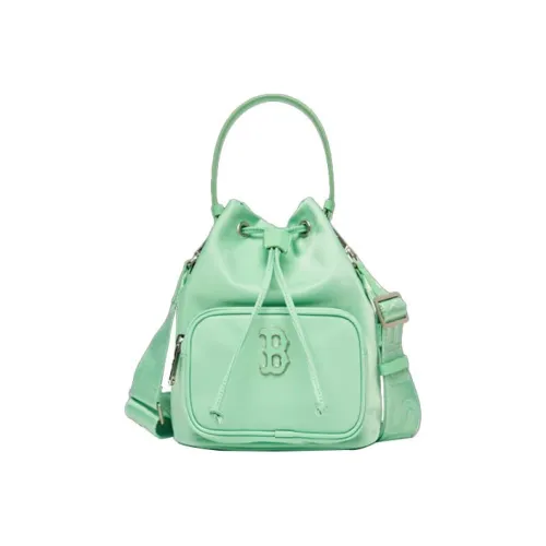 Mlb Base Logo Нейлоновая ткань Ведрообразная сумка Сумка через плечо Сумка через плечо Унисекс Мятно-зеленый