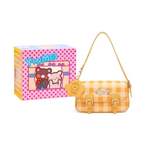 Sound For Life ПУ (полиуретан) Сумка через плечо Сумка Обычная Женская Оранжевая Черная