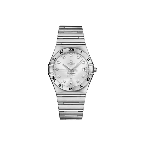 OMEGA Автоматический Механический Механизм Женские Constellation Series Constellation Watch Часы 35,5 мм Серебряные