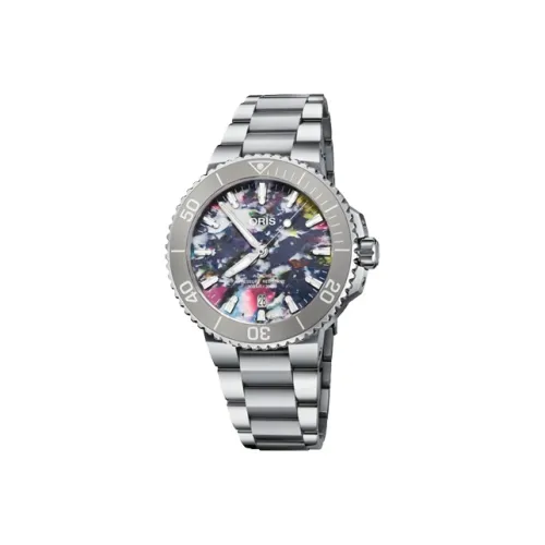Oris Автоматический Механический Механизм Мужские Часы из Коллекции Diving 41,5 мм Многоцветные