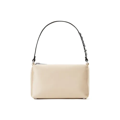 Alexander Wang Satin Nylon Clutch Bag Medium Women's Soft Yellow Александр Wang Сатин Нейлон Клатч Сумка Средний Женский Мягкий Желтый