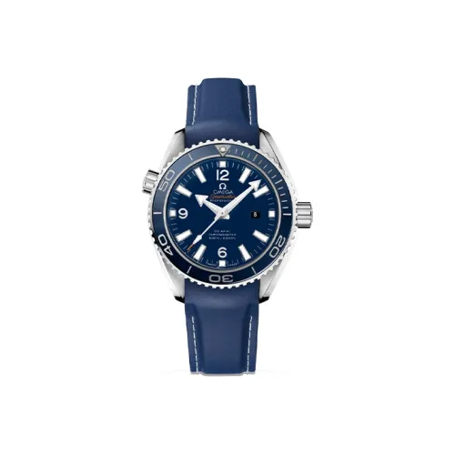 OMEGA Автоматический Механический Movement Женские Seahorse Series Ocean Universe Часы 37,5mm*15,2mm Синий
