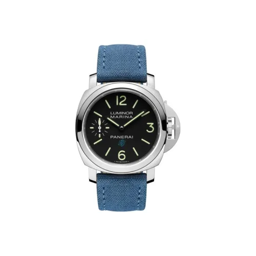 PANERAI LUMINOR Collection Мужские часы Механизм с ручным заводом Циферблат 44 мм Синий корпус из нержавеющей стали