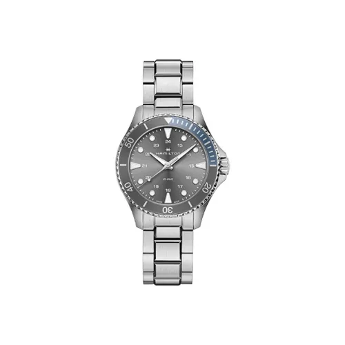 Hamilton Quartz Механизм Мужские Часы Khaki Navy Collection 37 мм Серый
