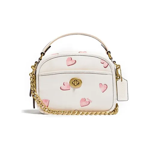 COACH Lunchbo Коровья кожа Одно плечо Сумка Женская Белая