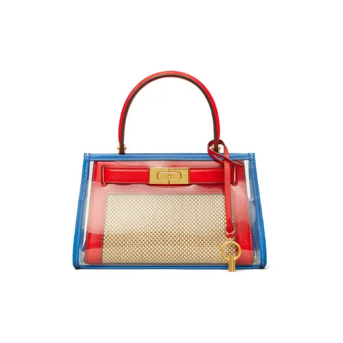TORY BURCH Lee Radziwill Кожа Сумка Сумка через плечо Сумка через плечо Мини Женская Красная Синяя Коричневая Многоцветная
