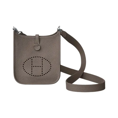 HERMES Evelyne Сумка через плечо из коровьей кожи мини унисекс