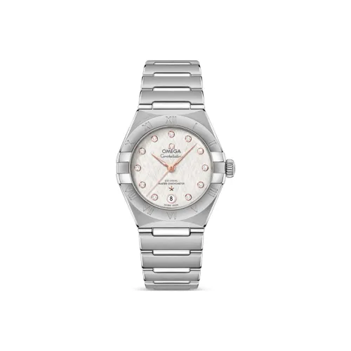 OMEGA Constellation Series Constellation Watch Механический механизм Женские часы Watch Белый циферблат