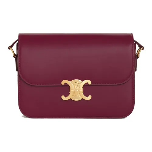 CELINE Сумка через плечо из коровьей кожи сумка-тоут сумка через плечо сумка на плечо женская цвет Candy Color ягодно-фиолетовый