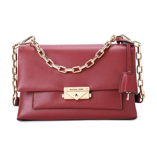 MICHAEL KORS Cece Коровья кожа Сумка через плечо Средняя Женская Бургунди