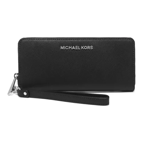 MICHAEL KORS Mercer Кожа Клатч Кошелек Женские Черный
