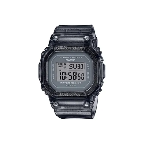CASIO Baby G Кварцевый механизм Смольный ремешок Часы Женские Черный циферблат BGD 560S 8