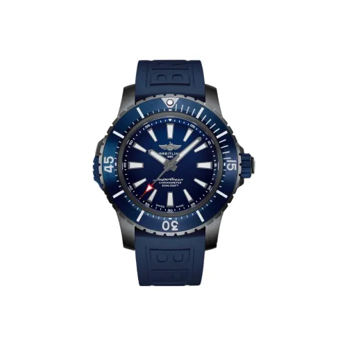 BREITLING Автоматический Механический Часы Мужские 48 мм Синий