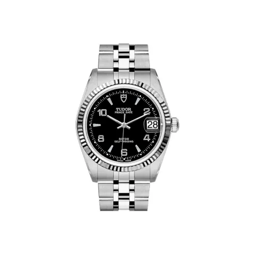 TUDOR Автоматический Механический Механизм Мужские Часы Prince and Princess Collection 34 мм Черные