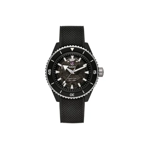 RADO Автоматический Механический Механизм Мужские Часы Captain Cook Collection 43 мм Черные