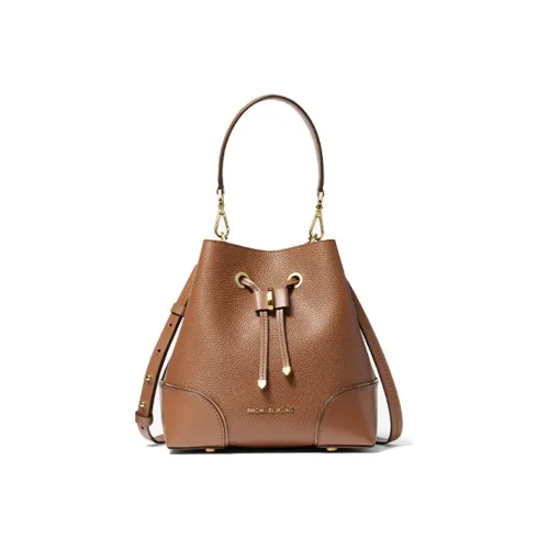 MICHAEL KORS MICHAEL KORS Handbag Collection Mercer Gallery Bucket Коровья кожа Сумка Маленькая Женская Верблюжий коричневый