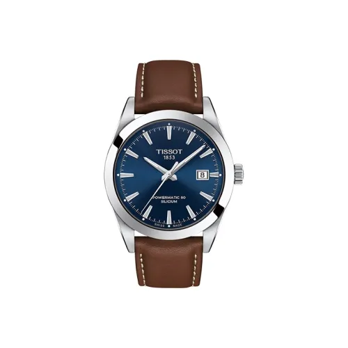 TISSOT Автоматический Механический Механизм Мужские Часы Windy Collection 40 мм Синий