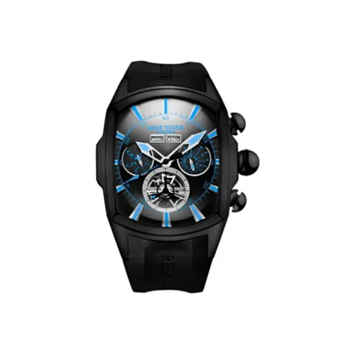 REEF TIGER Aurora Collection Tank II Автоматический Механический Механизм Часы Мужские Синий Циферблат