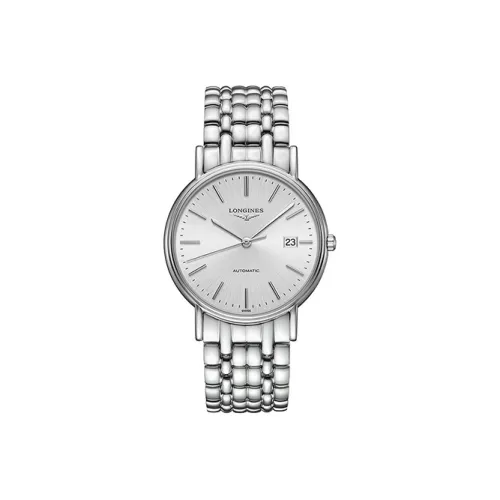 LONGINES Автоматический Механический Механизм Мужские Часы Fashion Collection 38,5 мм Серебряные