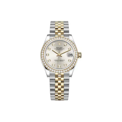 ROLEX Log Series Автоматический Механический Механизм Женские Часы 31 мм Серебристый Циферблат Оистерстил Корпус Оистерстил Ремешок