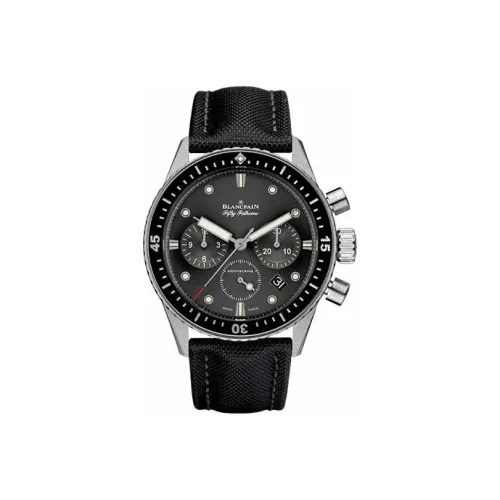 BLANCPAIN Автоматический Механический Часы Мужские FIFTY FATHOMS 43 мм Черные