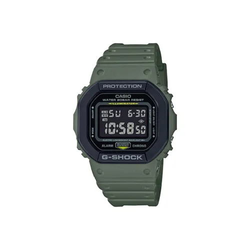 CASIO SQUAD Series SHOCK Theme Collection Кварцевый механизм Смольный ремешок Часы Мужские Черный циферблат