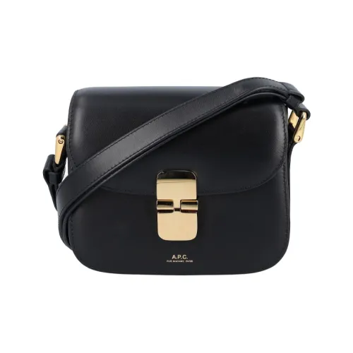 A.P.C Кожа Одно плечо Ручная сумка Сумка через плечо Женская Черная
