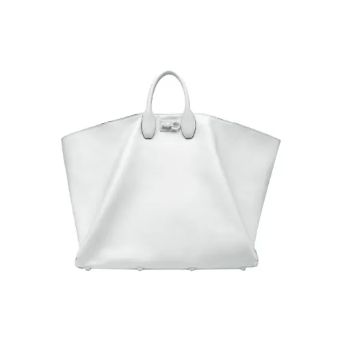 Ferragamo Сумка из коровьей кожи женский светло-синий