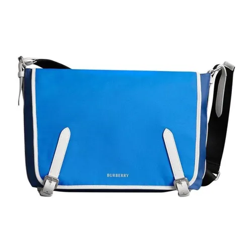 Burberry Нейлоновая Сумка через плечо Большая Мужская Синяя