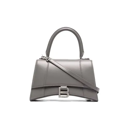Balenciaga HOURGLASS Кожа Через плечо Одно плечо Сумка Маленькая Женская Серый
