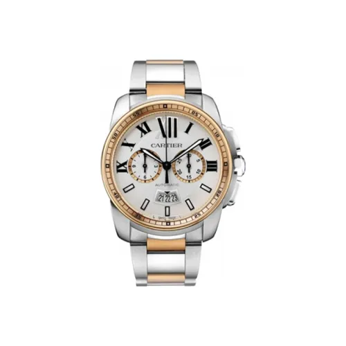 Cartier CALIBRE Collection Автоматический Механический Часы Мужские 42 мм Белый Циферблат