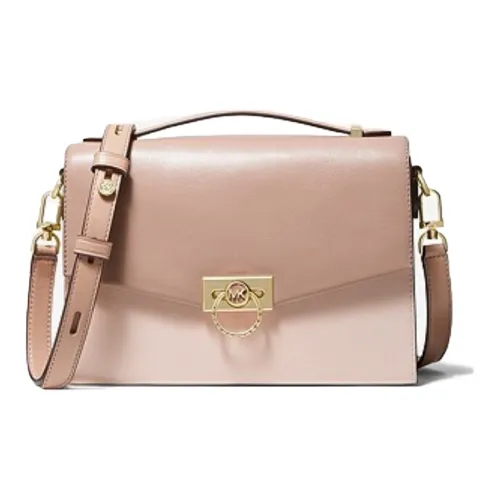 MICHAEL KORS Hendri Коровья кожа Сумка через плечо Конверт Сумка Сумка на одно плечо Средний Женская Вишневый цветок Розовый