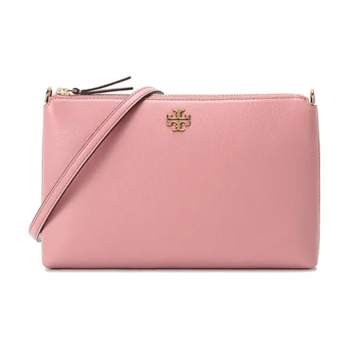 TORY BURCH Kira (Красный) Коровья кожа Клатч Средний Женские Mulan Розовый