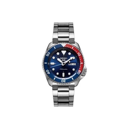 SEIKO Механический механизм Мужские часы Classic cans 42,5 мм Синий