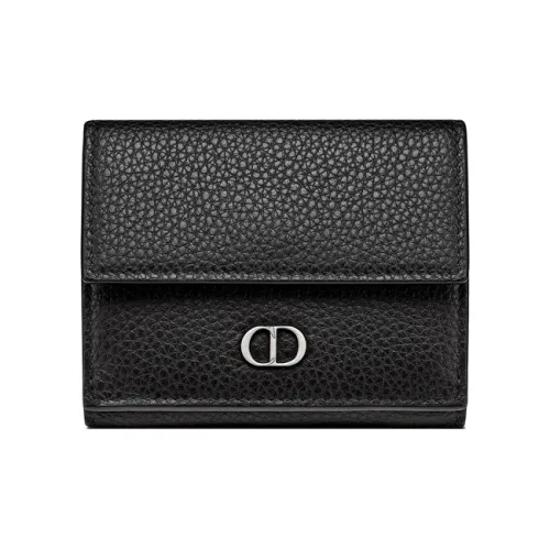 DIOR Кошелек из коровьей кожи Мужской Черный