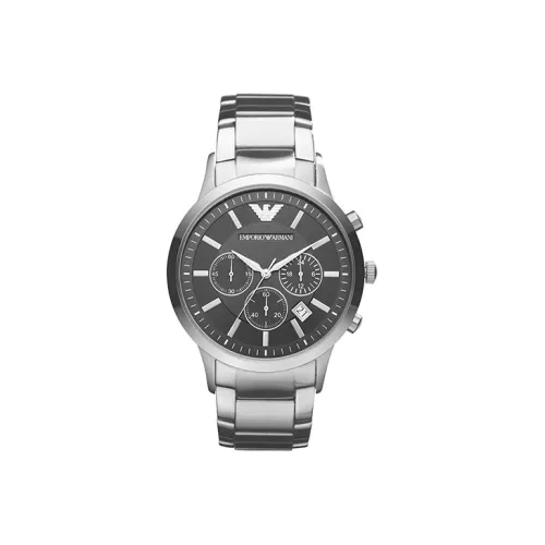 EMPORIO ARMANI RENATO Quartz Мужская коллекция наручных часов Кварцевый механизм Ремешок из нержавеющей стали