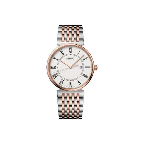 Mido quartz Movement Женские часы 38 мм Белый