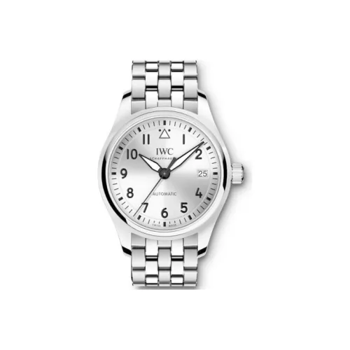 IWC Автоматический Механический Часы Мужской Pilot Collection 36мм*10,4мм Серебряные