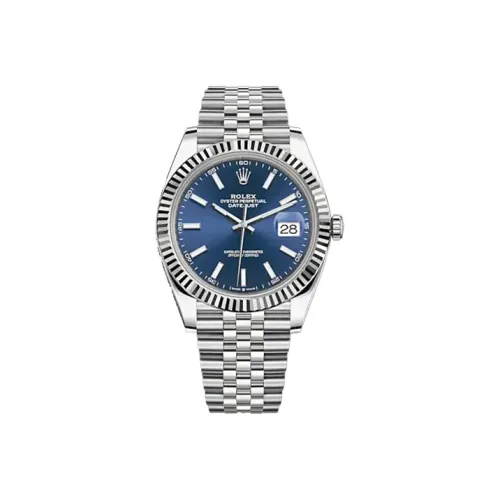 Rolex Автоматический Механический Механизм Мужские Часы Log Series 41 мм Синий