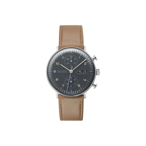 JUNGHANS Автоматический Механический Часы Мужские Max Bill Collection 40mm*14,4mm Черные