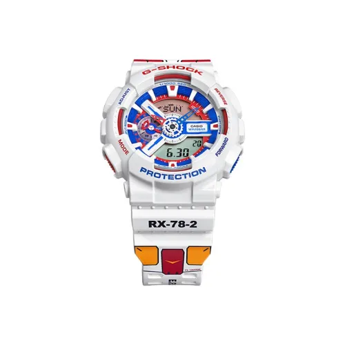 CASIO G Shock Collection Кварцевый механизм Смола Резиновый ремешок Часы Мужские Циферблат Синий