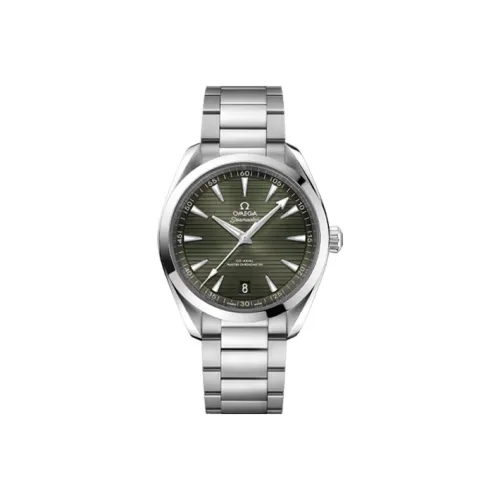OMEGA Автоматический Механический Часы Мужские AQUA TERRA 150 метров 41 мм Зеленые