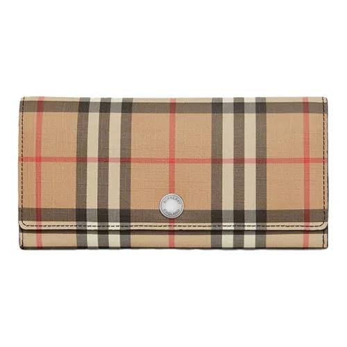 Burberry Винтаж Canvas Wallet Unisex Khaki