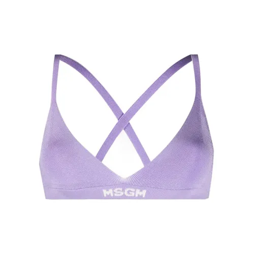 MSGM Фиолетовый Женские Бюстгальтеры