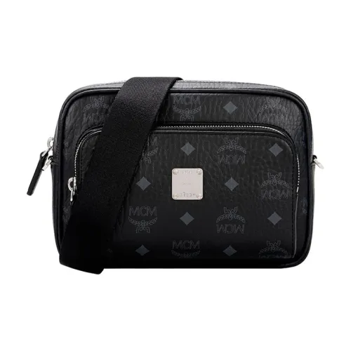 MCM Aren Кожа Сумка через плечо Женская Черная